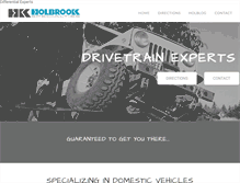 Tablet Screenshot of holbrookspecialties.com